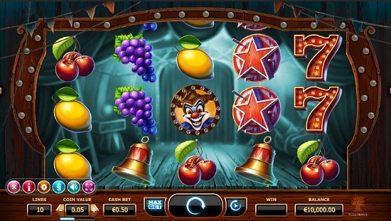 wicked circus slot screenshot big