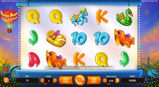 Theme Park Tickets of Fortune slot screenshot big