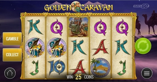 golden caravan slot big screen