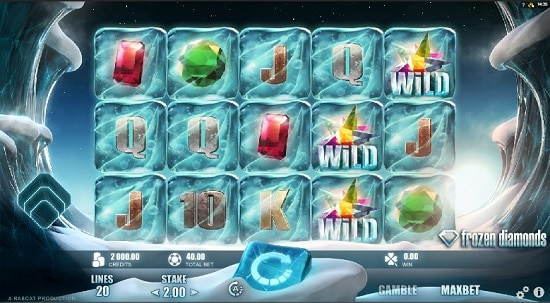 Frozen Diamonds Slot Screenshot big