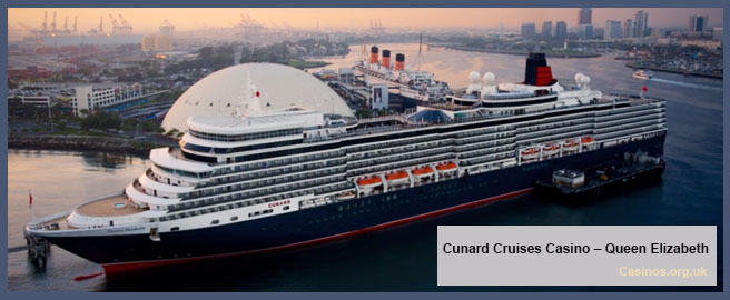 Cunard Cruises Queen Elizabeth, Casino Outdoor View