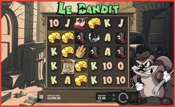 Le Bandit Video Slot screenshot