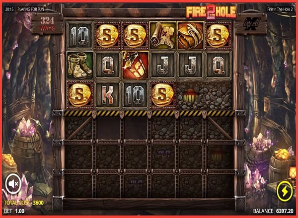 Fire in the Hole 2 Free Spins Bonus screenshot