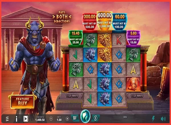 Ancient Fortunes Minotaur Rising Video Slot overview