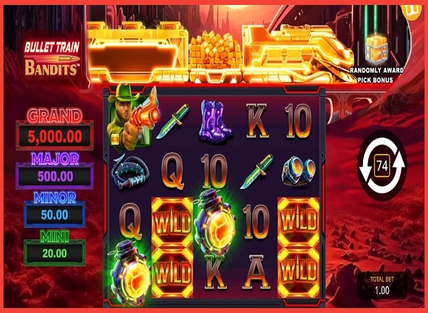 Bullet Train Bandits Free Spins