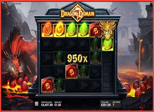 Dragon's Domain Big Win