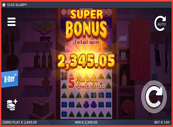 I win big on Slurpy slot demo screenshot