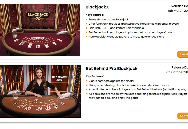 Screenshot 3 of Blackjack Games from Pragmatic Play