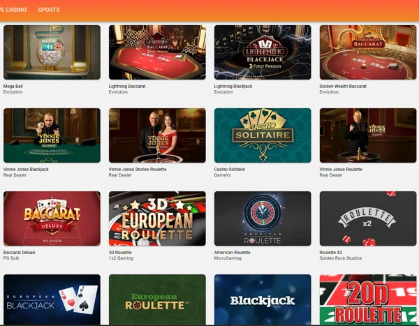 Leo Vegas Casino screenshot 2